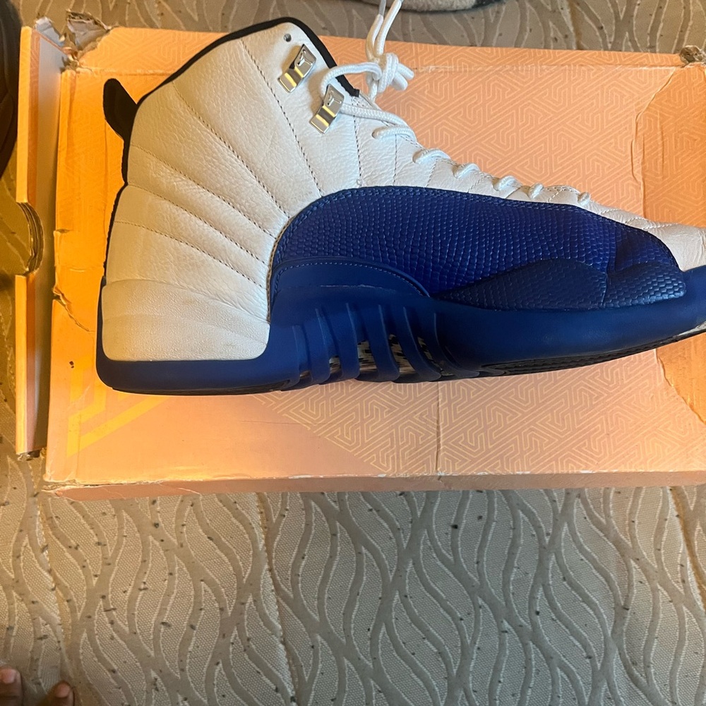 Jordan Sneakers White and Blue